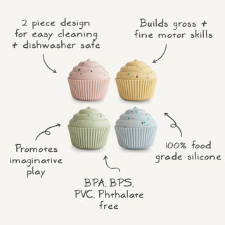 Mix and Match Cupcake Toy - Lindsey Paige