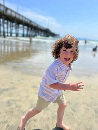 HUGO Stone Twill Boys Shorts - Lindsey Paige