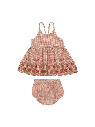 Poppy Gingham Set