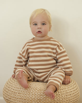 Waffle Slouch Set || Harvest Stripe - Lindsey Paige