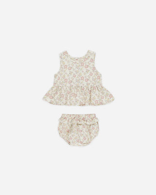 bloom peplum top and bloomer