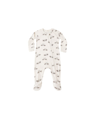 Bamboo Zip Footie || Bats - Lindsey Paige