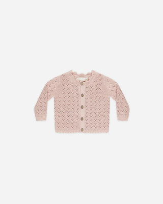pink cardigan 