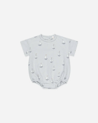 grey sailboat onesie