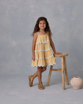 yellow ric rac dress