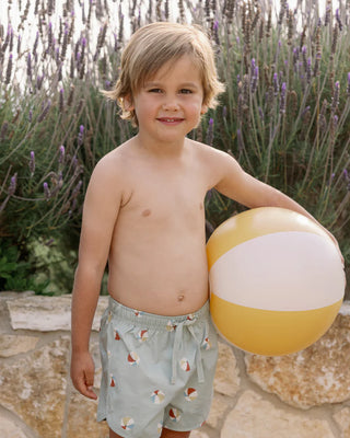 Beach ball swim