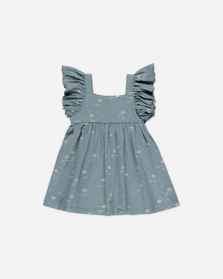 blue dress