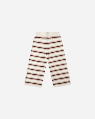 Striped pants on a white background