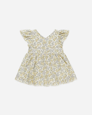 yellow flower dress