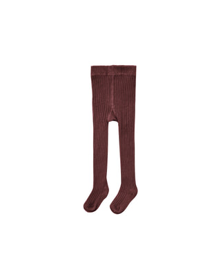 Pair of ribbed tights on a white background