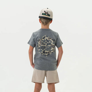 Youth Tee - Rad Dude - Dark Heather Grey - Lindsey Paige