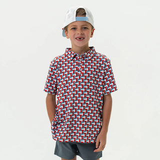 Youth Polo - Texas Flag - Lindsey Paige