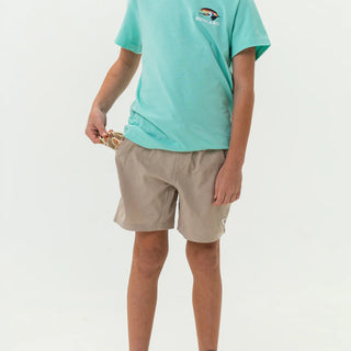 Youth Athletic Short - Heather Khaki - Venado Camo Liner - Lindsey Paige