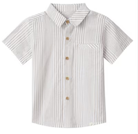 Me and Henry Newport Striped Cotton Button-Down Shirt