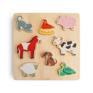Wooden Farm Puzzle - Lindsey Paige