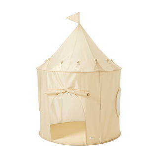 Recycled Fabric Play Tent Castle - Solid Colors: Misty Pink - Lindsey Paige
