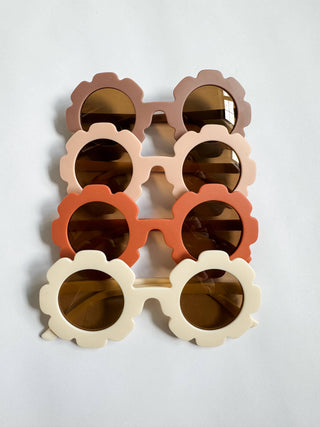 Baby and Toddler Flower Sunglasses: Pale Pink