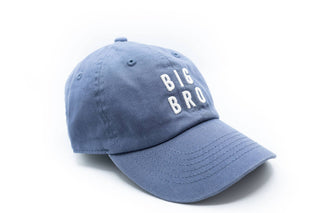 Dusty Blue Big Bro Hat: Toddler (1Y-4Y) - Lindsey Paige
