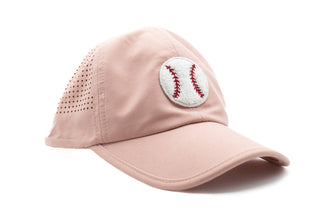 Dusty Rose Athletic Hat + Terry Baseball: Child/Adult (5Y-Adult)