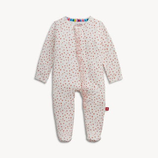 APPLE BLOSSOM MODAL RUFFLE FOOTIE - Lindsey Paige