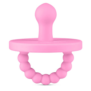 Cutie PAT Bulb (0-6m) Pacifier + Teether: Blue Clear
