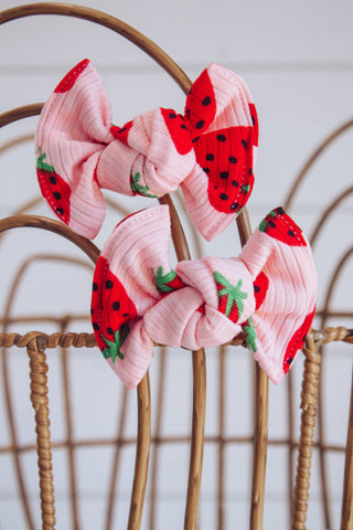 Strawberry Ribbed + Piggie Set 