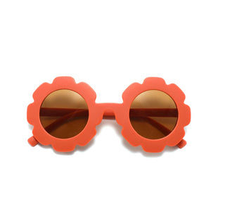 Baby and Toddler Flower Sunglasses: Coral - Lindsey Paige
