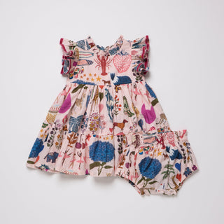 Baby Girls Jennifer Dress Set – 20th Anniversary Print - Lindsey Paige