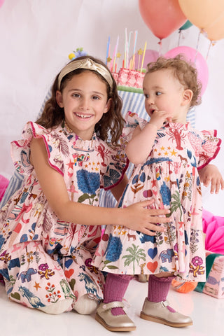 Baby Girls Jennifer Dress Set – 20th Anniversary Print - Lindsey Paige