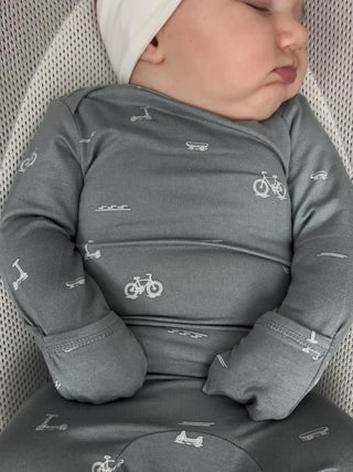 Bamboo Convertible Baby Pajamas - Dash - Lindsey Paige