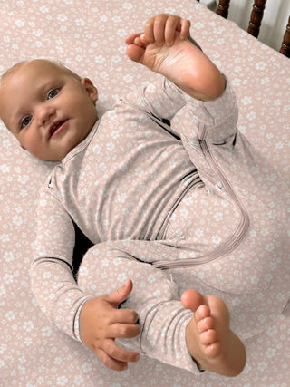 Bamboo Convertible Baby Pajamas - Grace - Lindsey Paige