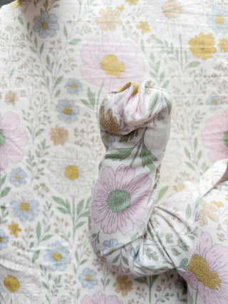 Bamboo Convertible Baby Pajamas - Wildflower - Lindsey Paige
