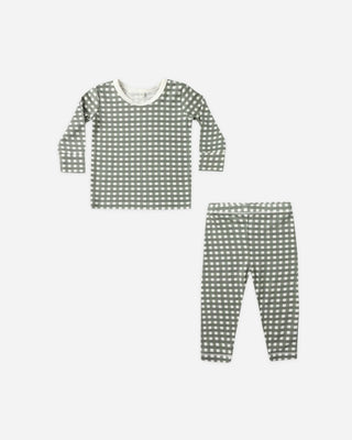 Bamboo Pajama Set || Forest Check - Lindsey Paige