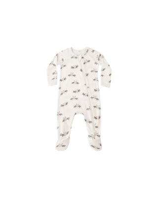 Bamboo Zip Footie || Bats - Lindsey Paige