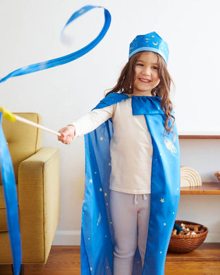 Star Silk & Wood Streamer - Wand for Pretend Play - Lindsey Paige