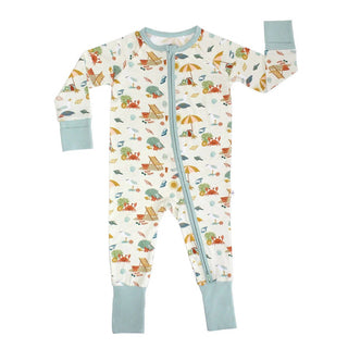Beach Day Bamboo Convertible Baby Pajama - Lindsey Paige