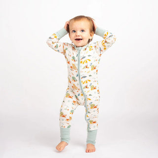 Beach Day Bamboo Convertible Baby Pajama - Lindsey Paige