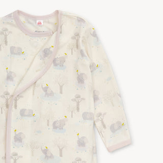 Big Love modal magnetic cozy sleeper gown + hat set - Lindsey Paige