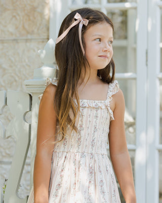 Birdie Dress | Spring Floral Stripe - Lindsey Paige