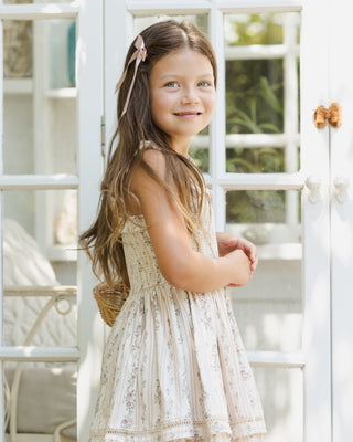 Birdie Dress | Spring Floral Stripe - Lindsey Paige