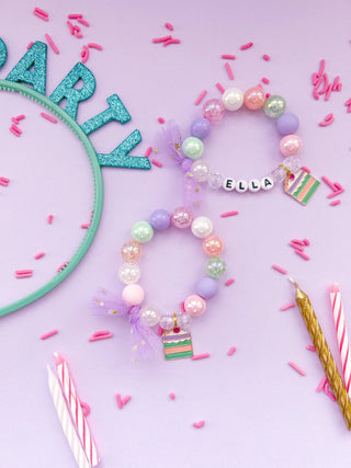 Birthday Girl Charm Bracelet: Child 6" - Lindsey Paige