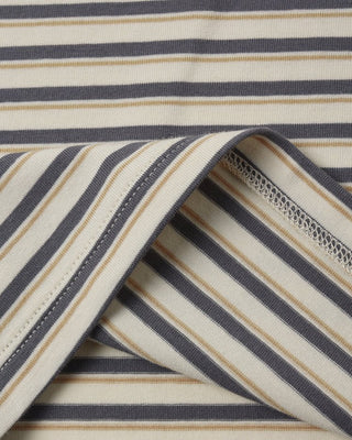 Boxy Tee & Pull-On Pant Set | Vintage Stripe / Midnight - Lindsey Paige