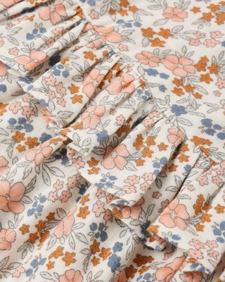 Brielle Ruffle Sleeve Floral Girls Dress — Flower Field - Lindsey Paige