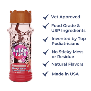 BubbleLick™ Pets Peanut Butter Swirl bubbles - Lindsey Paige