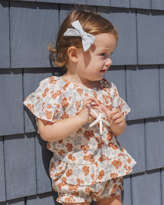 Butterfly Top & Bloomer Set Americana Floral - Lindsey Paige