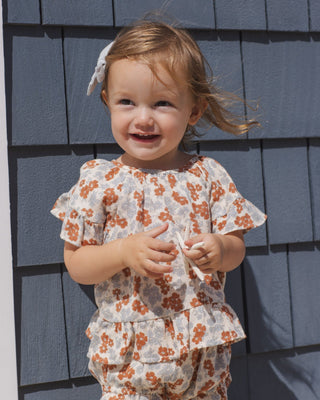 Butterfly Top & Bloomer Set Americana Floral - Lindsey Paige
