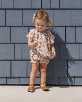 Butterfly Top & Bloomer Set Americana Floral - Lindsey Paige
