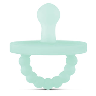 Cutie PAT Bulb (0-6m) Pacifier + Teether: Coastal Clear - Lindsey Paige