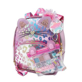 Stylish Beauty Mini Backpack, Leopard - Lindsey Paige