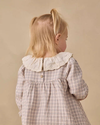 Callie Dress Blue Gingham - Lindsey Paige